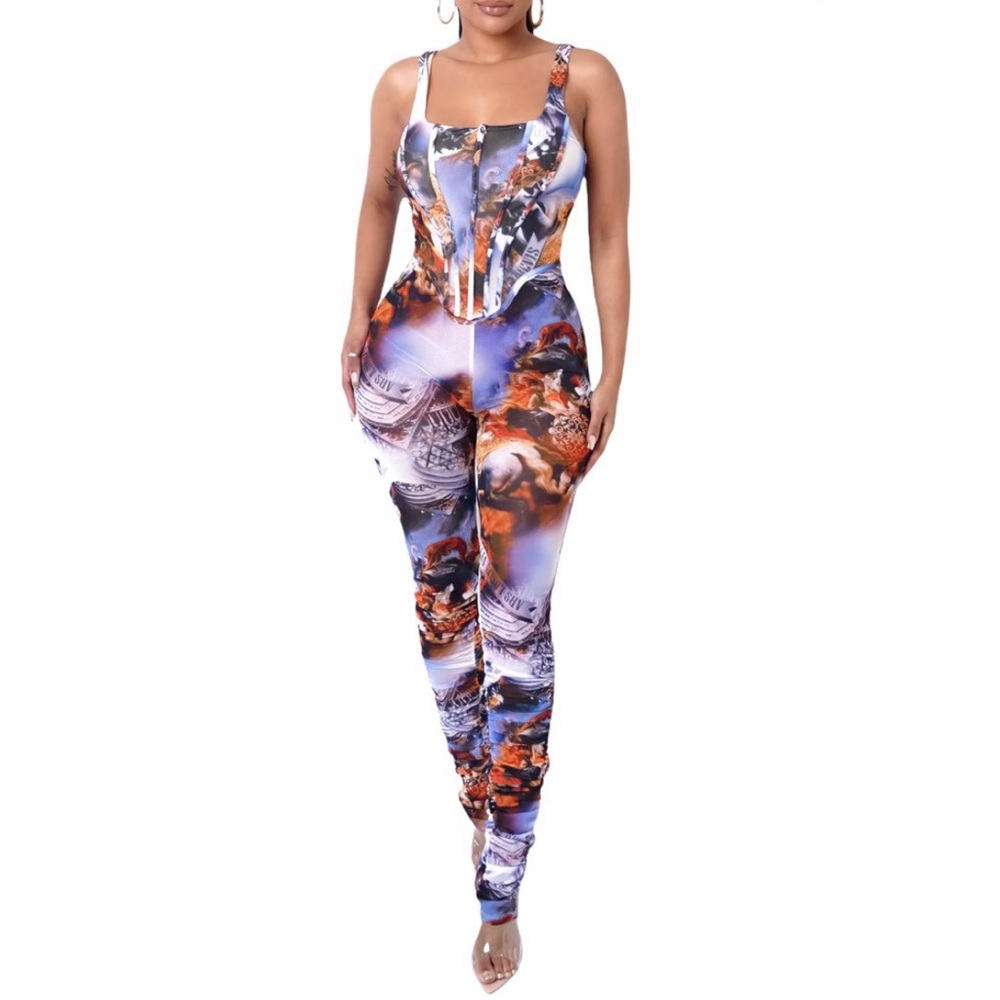 Body art jumpsuit